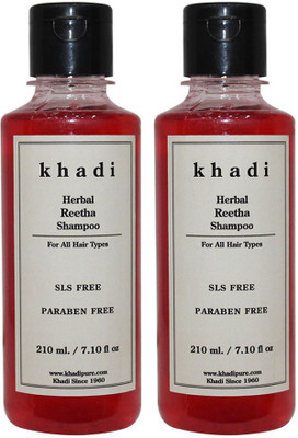 

Khadi Herbal Reetha Shampoo SLS-Paraben Free(420 ml)