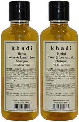 

Khadi Herbal Honey & Lemon Juice Shampoo(420 ml)