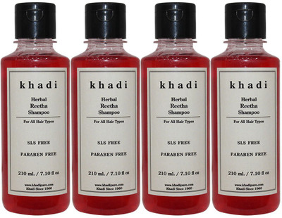 

Khadi Herbal Reetha Shampoo SLS-Paraben Free(840 ml)