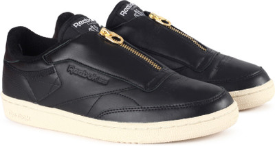 

REEBOK CLUB C 85 ZIP Tennis Shoes For Women(Black, Blk/sleek met/wht/coal/ch