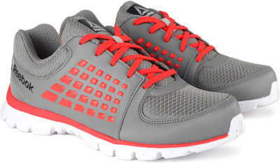 

REEBOK ELECTRIFY SPEED Running Shoes For Women(Red, Grey, Grey/cherry/slvr/wht