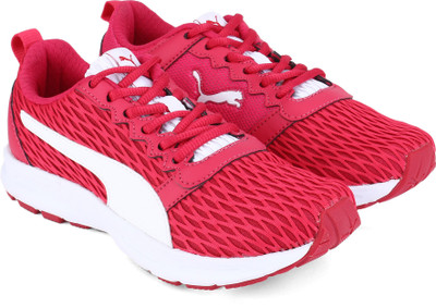 

Puma Fabian Wn Running Shoes For Women(Pink, Love potion-white
