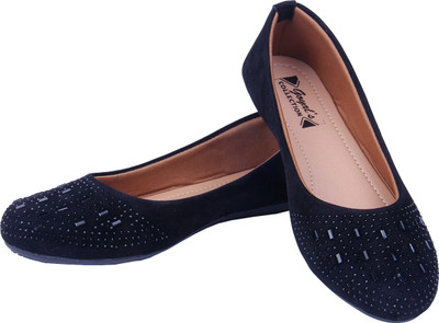 

Goyal Black Patch Bellies Bellies For Women(Black
