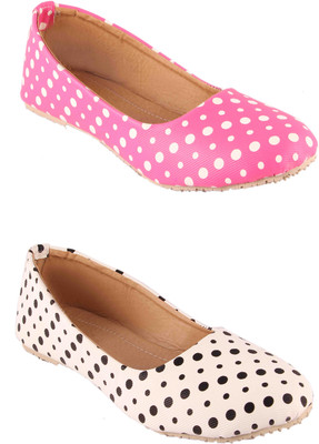 

Red Choice Collection Bellies For Women(Pink, White