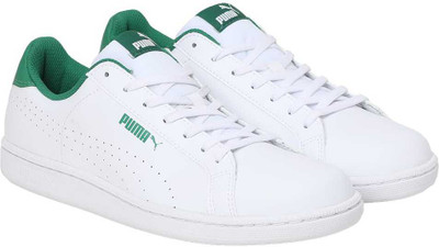 PUMA Smash Perf IDP Sneakers For Men(White, Green) PUMA Smash Perf IDP Sneakers For Men(White, Green)