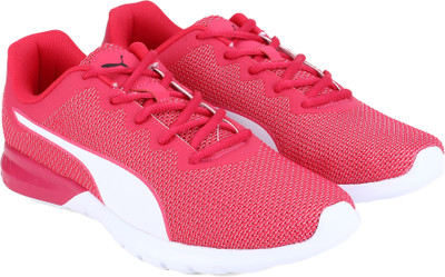 

Puma Vigor Wn's Running Shoes For Women(White, Red, Love potion-puma white
