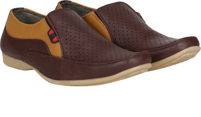 Baaroo 1815-Brown-40 Loafers For Men(Brown
