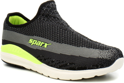 

Sparx SM-304 Running Shoes For Men(Black, Green, Black flourscent green