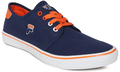 

Fila BALDER Canvas Shoes For Men(Blue, Orange, Nvy/org