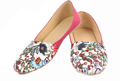 

Nayab Casual Bellies For Women(Pink, White