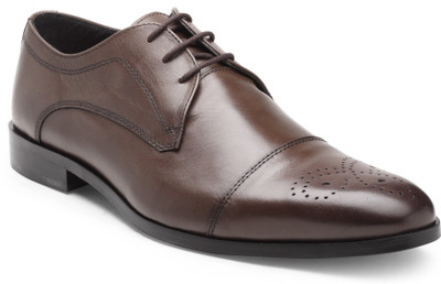 

Hats Off Accessories Hats Off Accessories Basic Leather Brogue Derby For Men(Brown, Dark brown