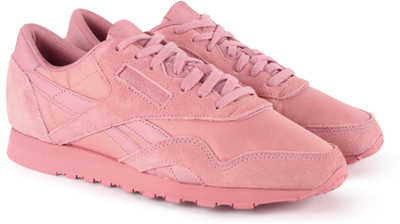 

REEBOK CL NYLON Running Shoes For Women(Pink, Sandy rose