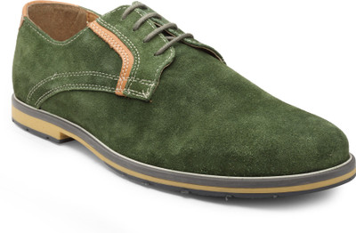 

Hats Off Accessories Hats Off Accessories Derby Brogues For Men(Olive