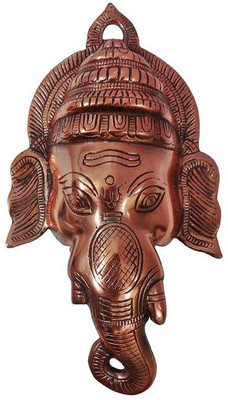

VINTAN Metal Wall Hanging Religious God Ganesh Figurine/Lord Ganesha idol Handicraft Statue-Home Room Office Temple Mandir Murti Decor Showpiece Gift item. Decorative Showpiece - 30 cm(Aluminium, Copper)