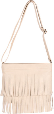 

style fashion Girls Casual White Leatherette Sling Bag