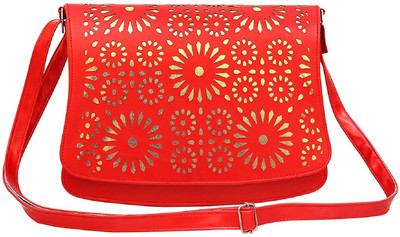 

ayeshu Women Casual Red PU Sling Bag
