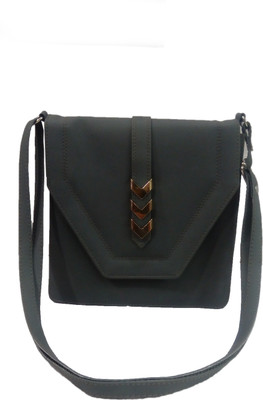 

Panache Women Casual Grey PU Sling Bag
