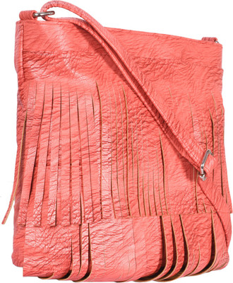 

TR Fashion Girls Evening/Party Pink Leatherette Sling Bag
