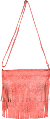 

style fashion Girls Casual Pink Leatherette Sling Bag