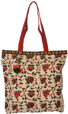 

Pickpocket Women Casual Red Canvas Tote