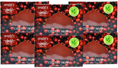 

Vagad's Khadi cherry soap(100 g, Pack of 6)