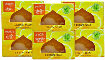 

Vagad's Khadi lemon soap(100 g, Pack of 6)