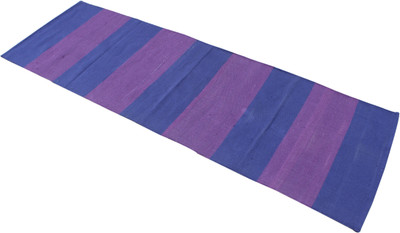 

Ryan HandWoven Cotton Yoga Mat Blue 3 mm Yoga Mat, Blue;violet