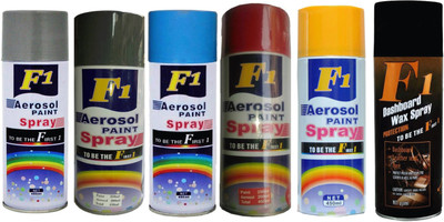 

F1 Premium Multicolor Spray Paint 450 ml(Pack of 6)