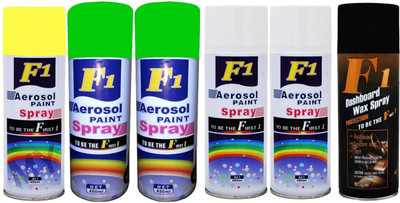 

F1 Premium Multicolor Spray Paint 450 ml(Pack of 6)