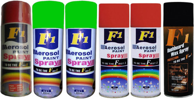 

F1 Premium Multicolor Spray Paint 450 ml(Pack of 6)