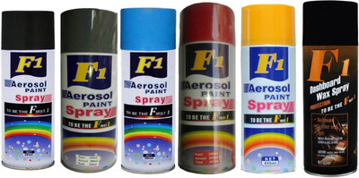 

F1 Premium Multicolor Spray Paint 450 ml(Pack of 6)