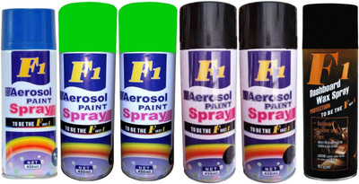 

F1 Premium Multicolor Spray Paint 450 ml(Pack of 6)