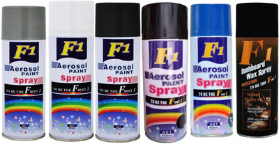 

F1 Premium Multicolor Spray Paint 450 ml(Pack of 6)