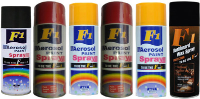

F1 Premium Multicolor Spray Paint 450 ml(Pack of 6)
