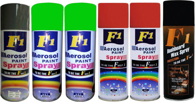 

F1 Premium Multicolor Spray Paint 450 ml(Pack of 6)