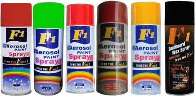 

F1 Premium Multicolor Spray Paint 450 ml(Pack of 6)