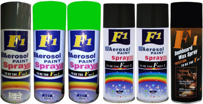 

F1 Premium Multicolor Spray Paint 450 ml(Pack of 6)