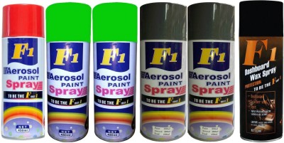 

F1 Premium Multicolor Spray Paint 450 ml(Pack of 6)