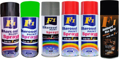 

F1 Premium Multicolor Spray Paint 450 ml(Pack of 6)
