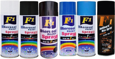 

F1 Premium Multicolor Spray Paint 450 ml(Pack of 6)