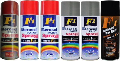 

F1 Premium Multicolor Spray Paint 450 ml(Pack of 6)