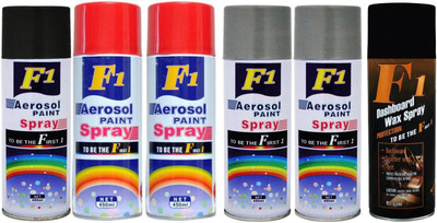 

F1 Premium Multicolor Spray Paint 450 ml(Pack of 6)