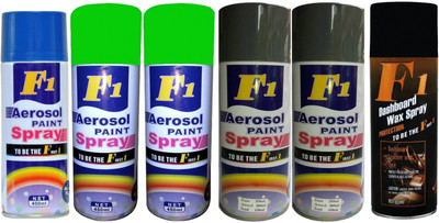 

F1 Premium Multicolor Spray Paint 450 ml(Pack of 6)