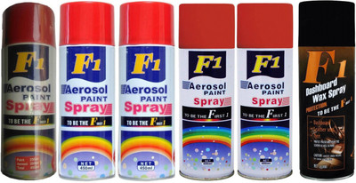 

F1 Premium Multicolor Spray Paint 450 ml(Pack of 6)