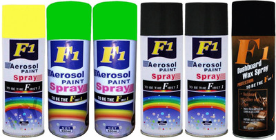 

F1 Premium Multicolor Spray Paint 450 ml(Pack of 6)