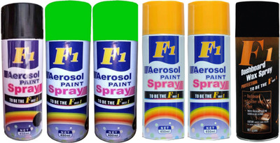 

F1 Premium Multicolor Spray Paint 450 ml(Pack of 6)