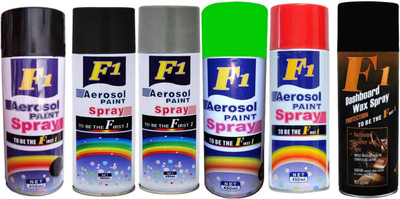 

F1 Premium Multicolor Spray Paint 450 ml(Pack of 6)