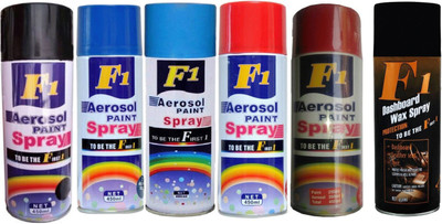 

F1 Premium Multicolor Spray Paint 450 ml(Pack of 6)