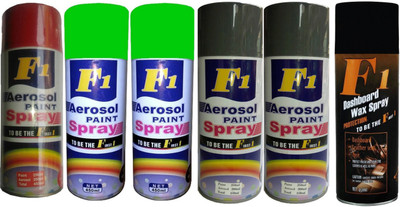 

F1 Premium Multicolor Spray Paint 450 ml(Pack of 6)