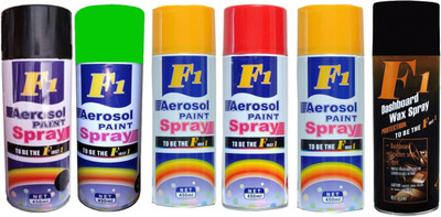 

F1 Premium Multicolor Spray Paint 450 ml(Pack of 6)